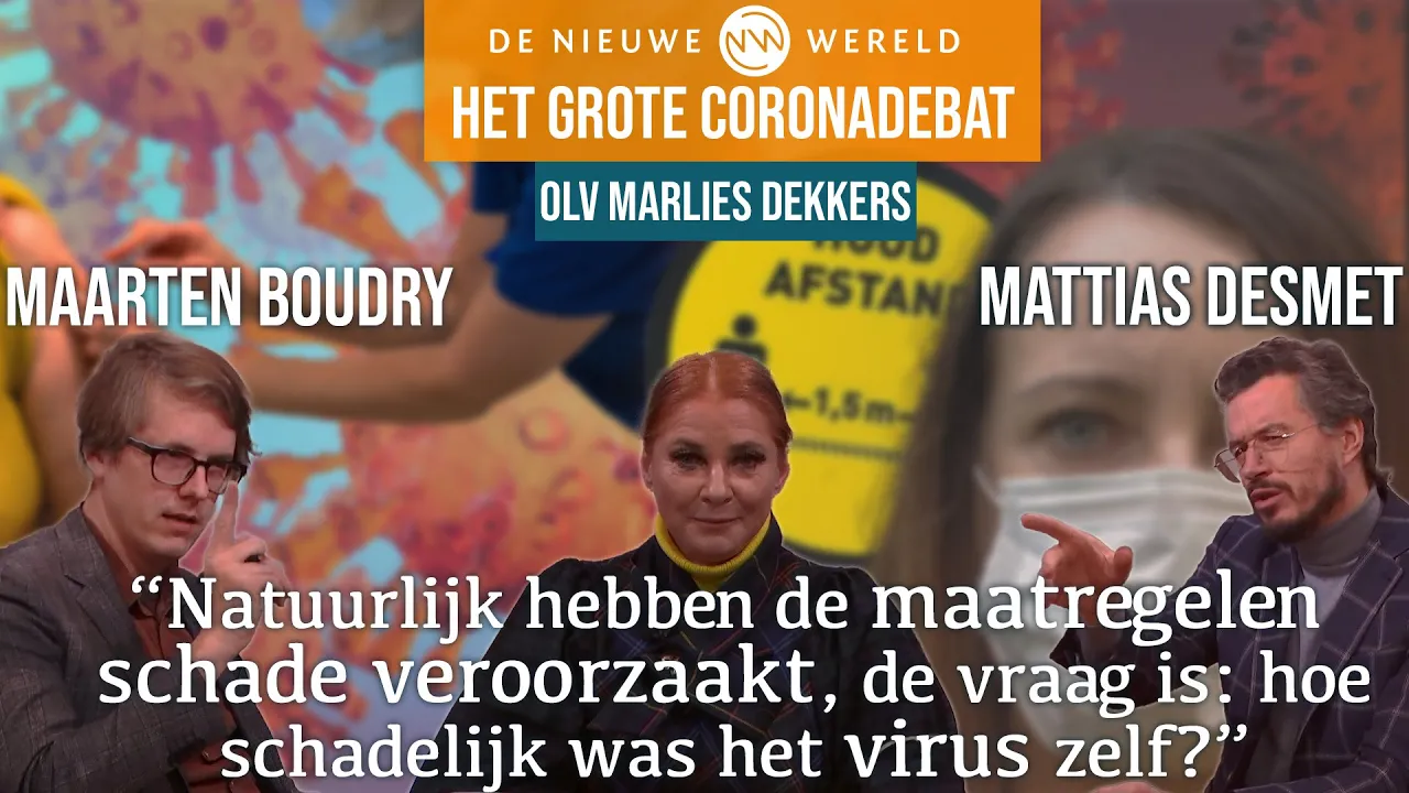 Het grote coronadebat | Maarten Boudry & Mattias Desmet