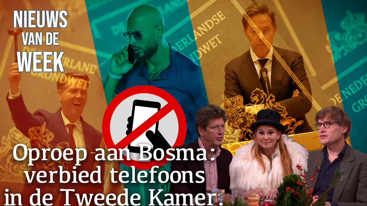 Bosma Kamervoorzitter, zorgen om grondwet, Oekraïne, Andrew Tate e.m. | Nieuws van de Week