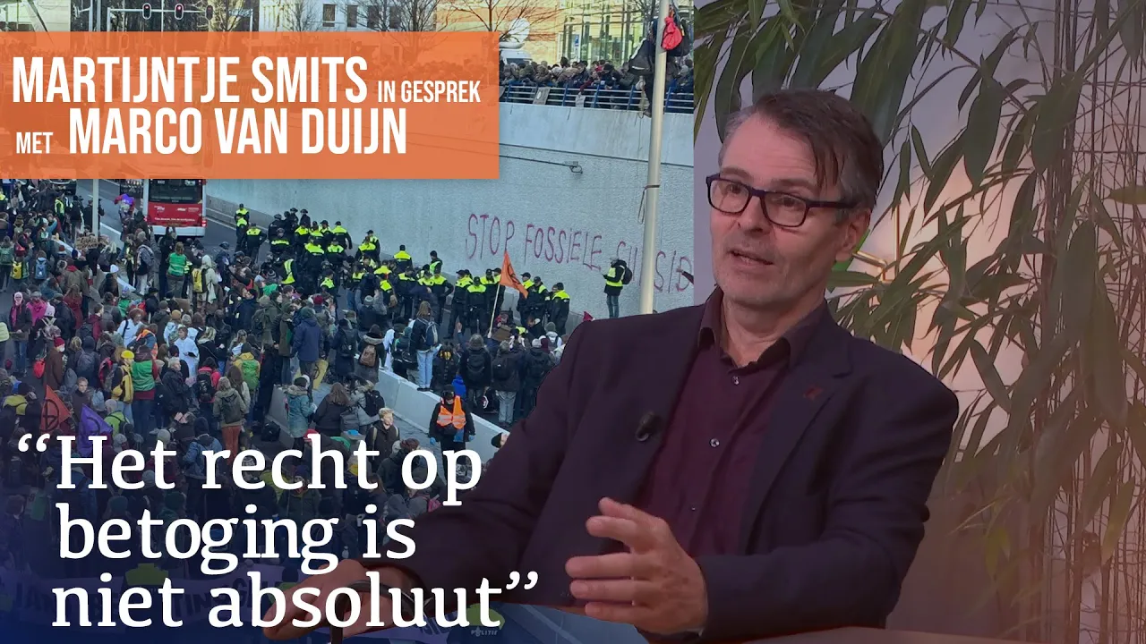 Grenzen aan het demonstratierecht? | Gesprek met Marco van Duijn
