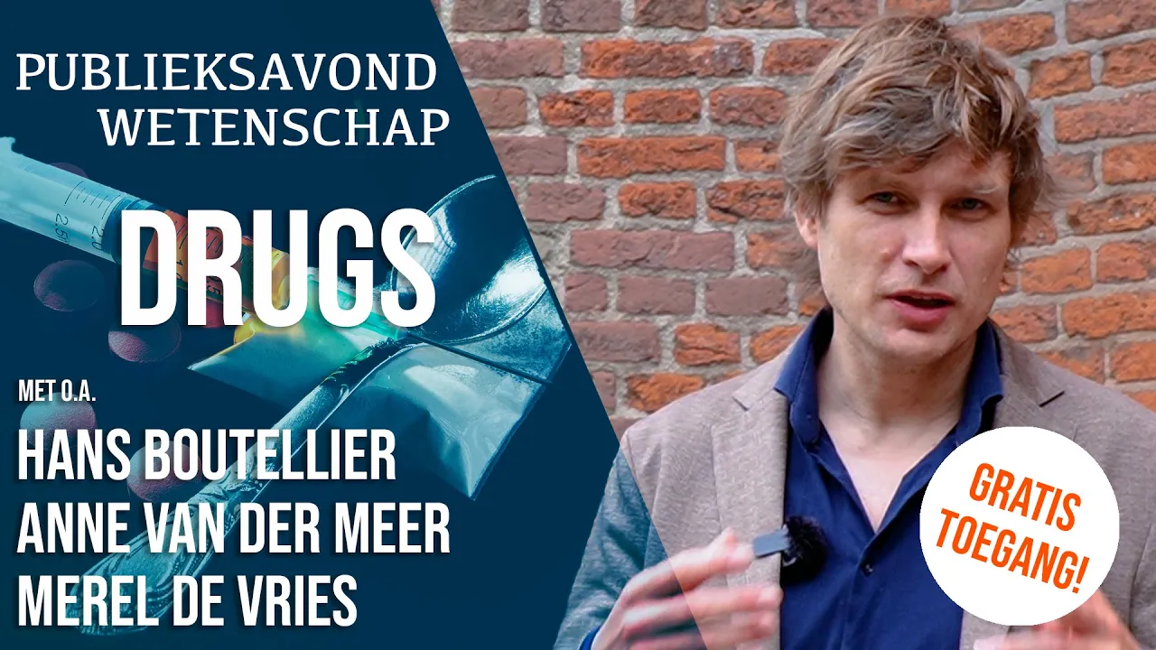 Aankondiging evenement 12 juni: DRUGS (Publieksavond Wetenschap VU)