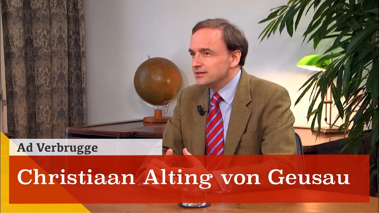 Zelfstandig denken bedreigd, getuige ook de coronacrisis. Met Christiaan Alting von Geusau