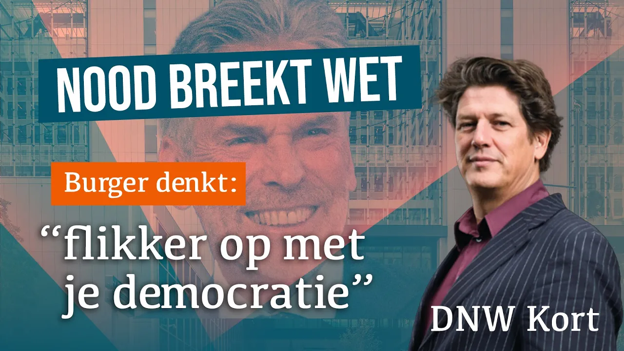 Asielcrisis: "Nood breekt wet" | DNW Kort