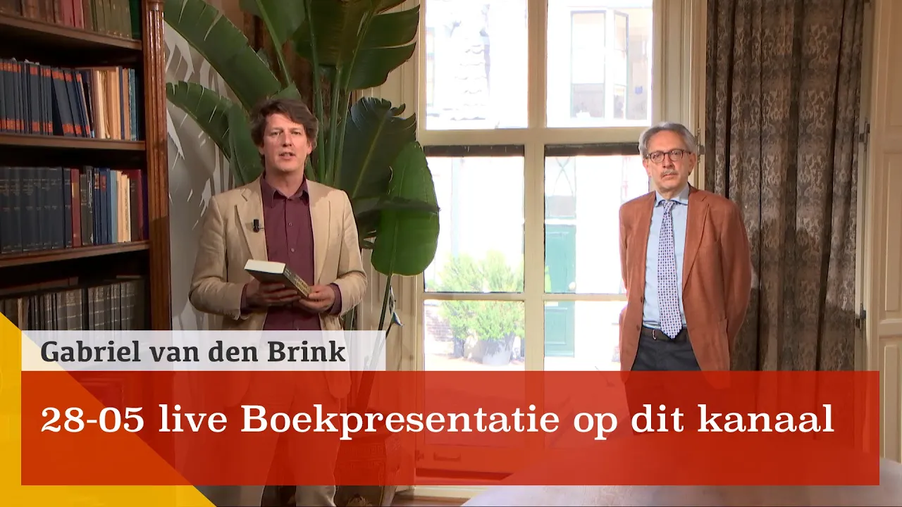 Volgende week op dit kanaal: boekpresentatie Gabriël van den Brink!