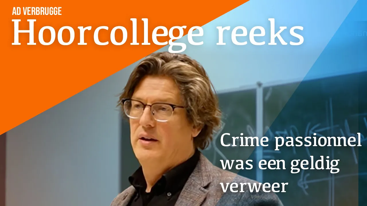 Wanneer is iemand ontoerekeningsvatbaar? | Hoorcollege Aristoteles Ad Verbrugge