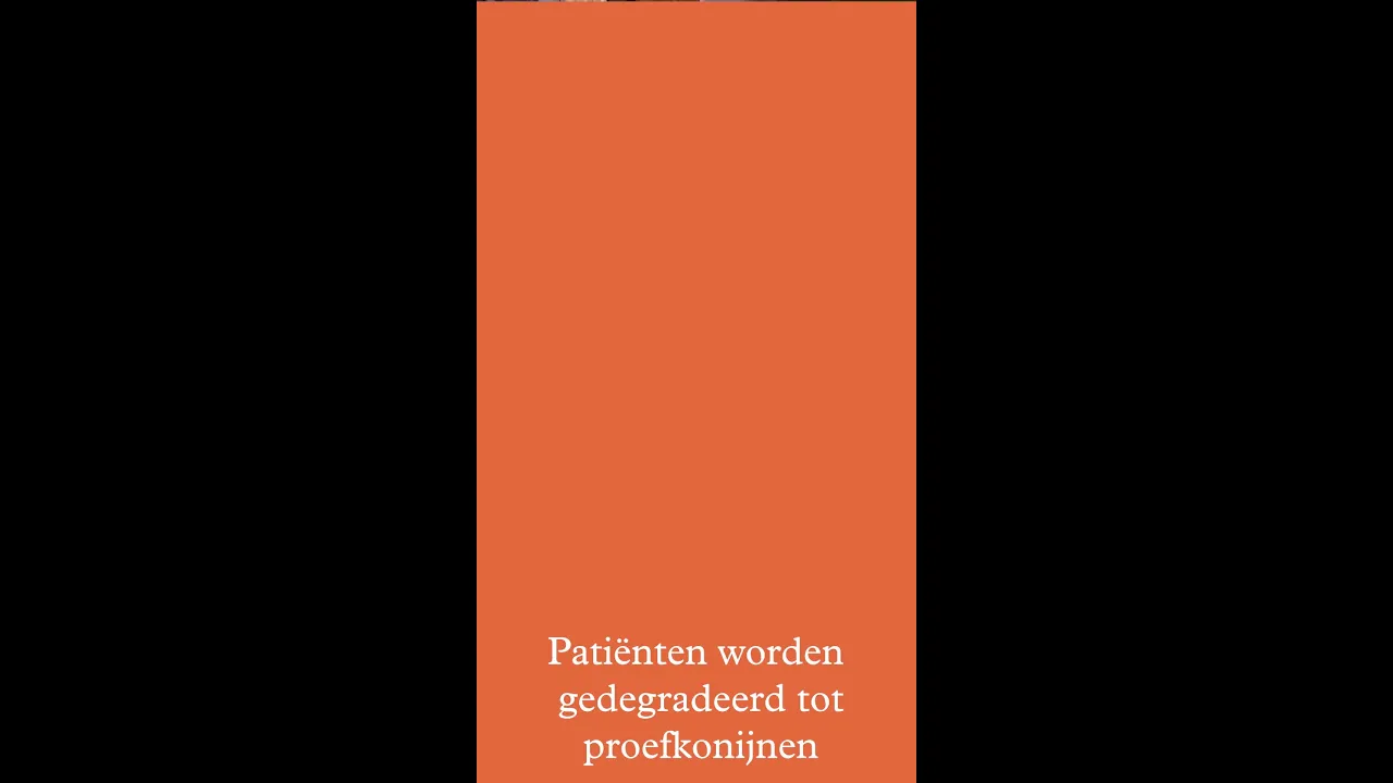 Patiënten worden gedegradeerd tot proefkonijnen.