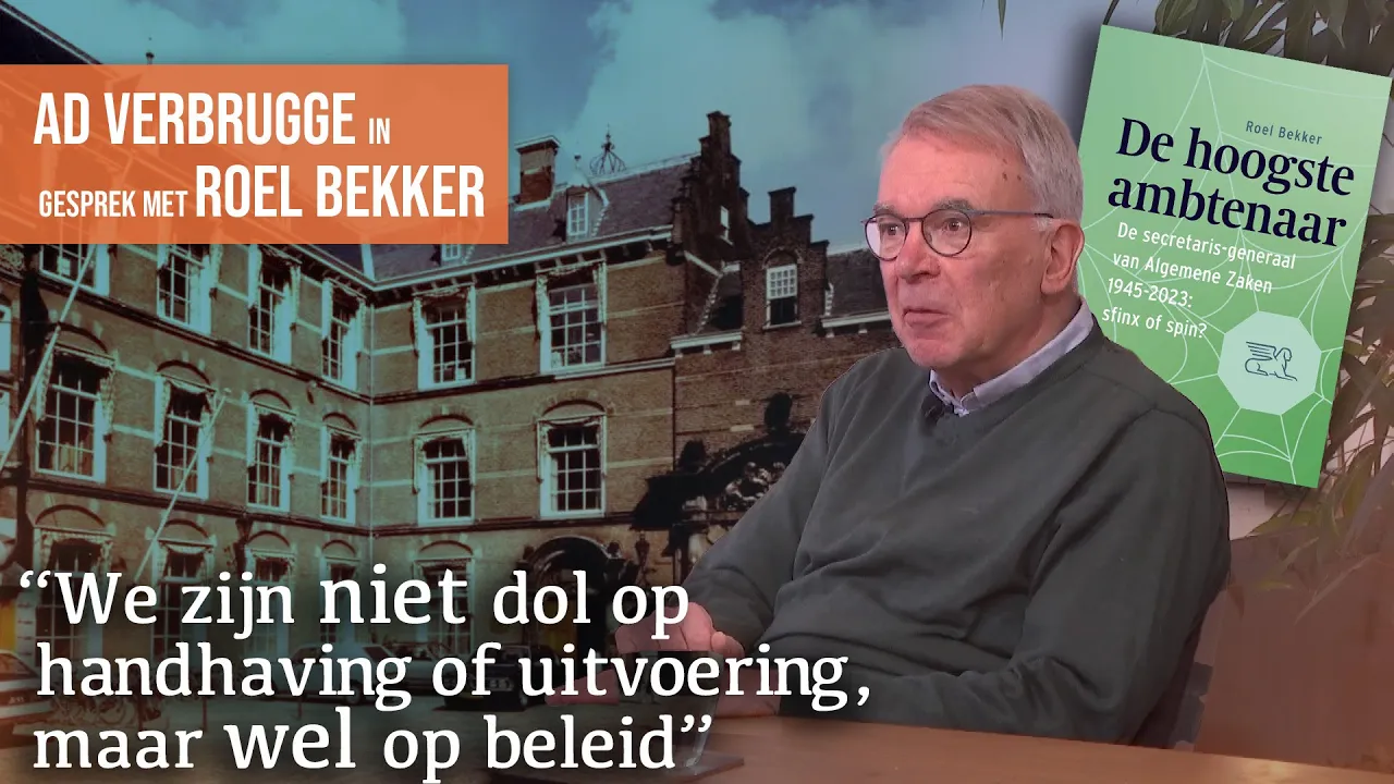 "Worden wij geregeerd door ambtenaren?" | Gesprek met Roel Bekker