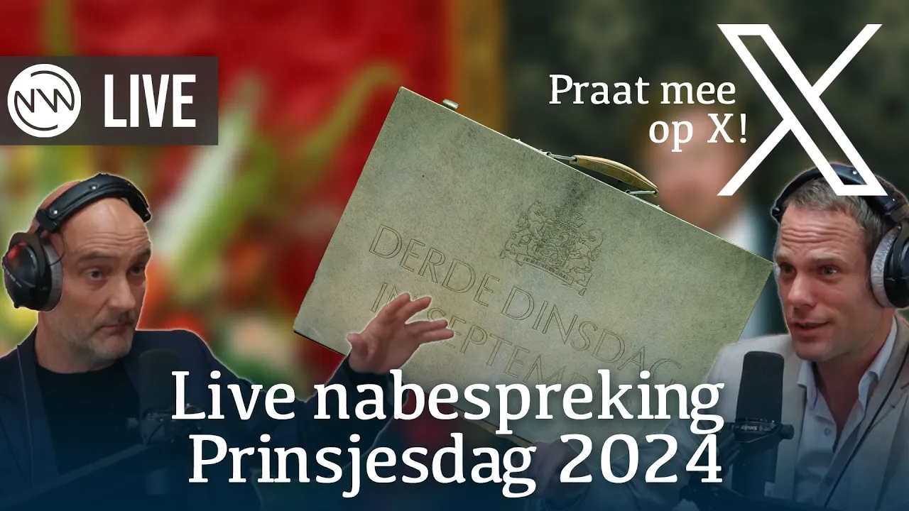 Live nabespreking Prinsjesdag 2024