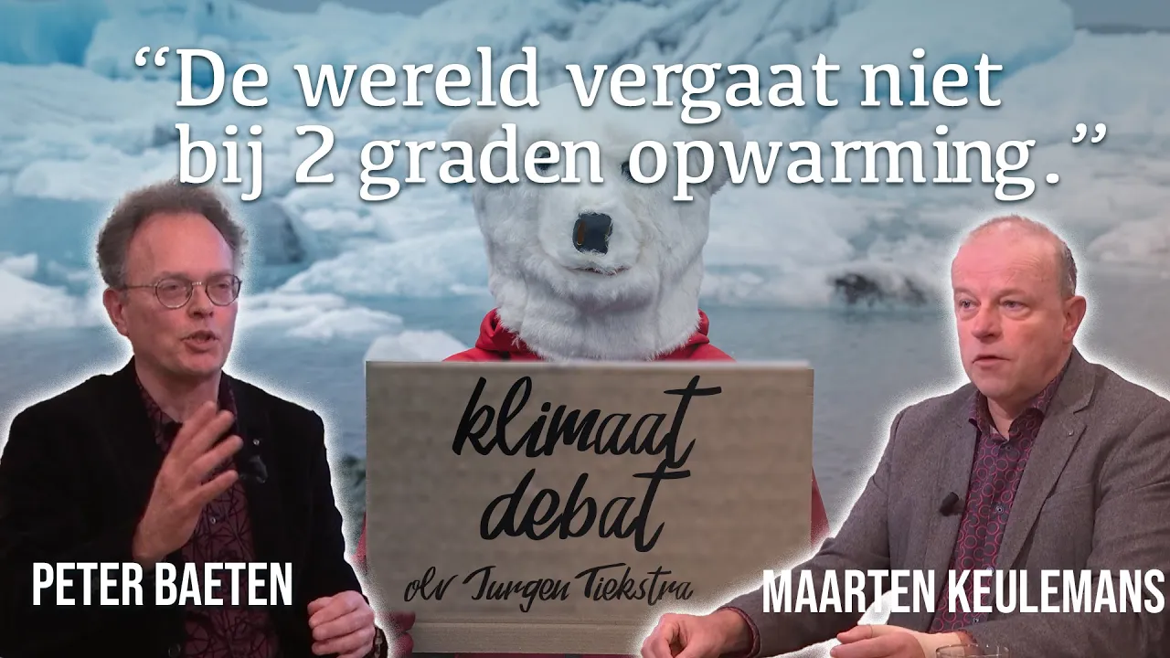 De media overdrijven klimaatverandering | DNW debat met Maarten Keulemans en Peter Baeten
