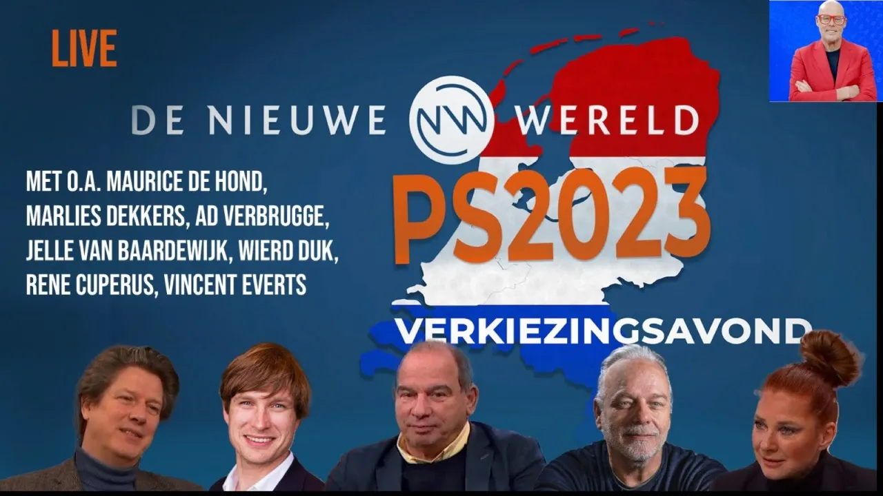 Uitslagenavond PS2023 | De Nieuwe Wereld, Maurice de Hond, Salto