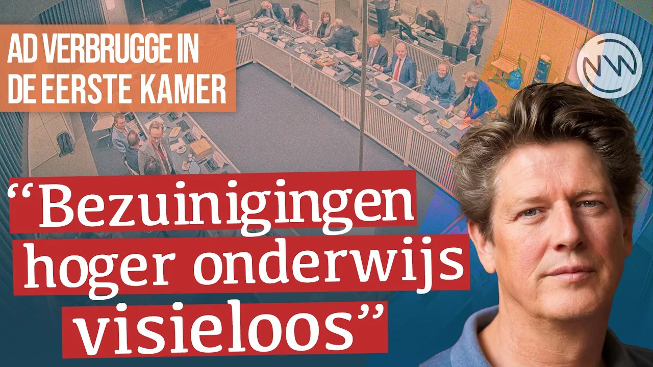 Ad geeft uitleg in de Eerste Kamer: "Ik ben niet per definitie tegen bezuinigingen" | DNW Kort