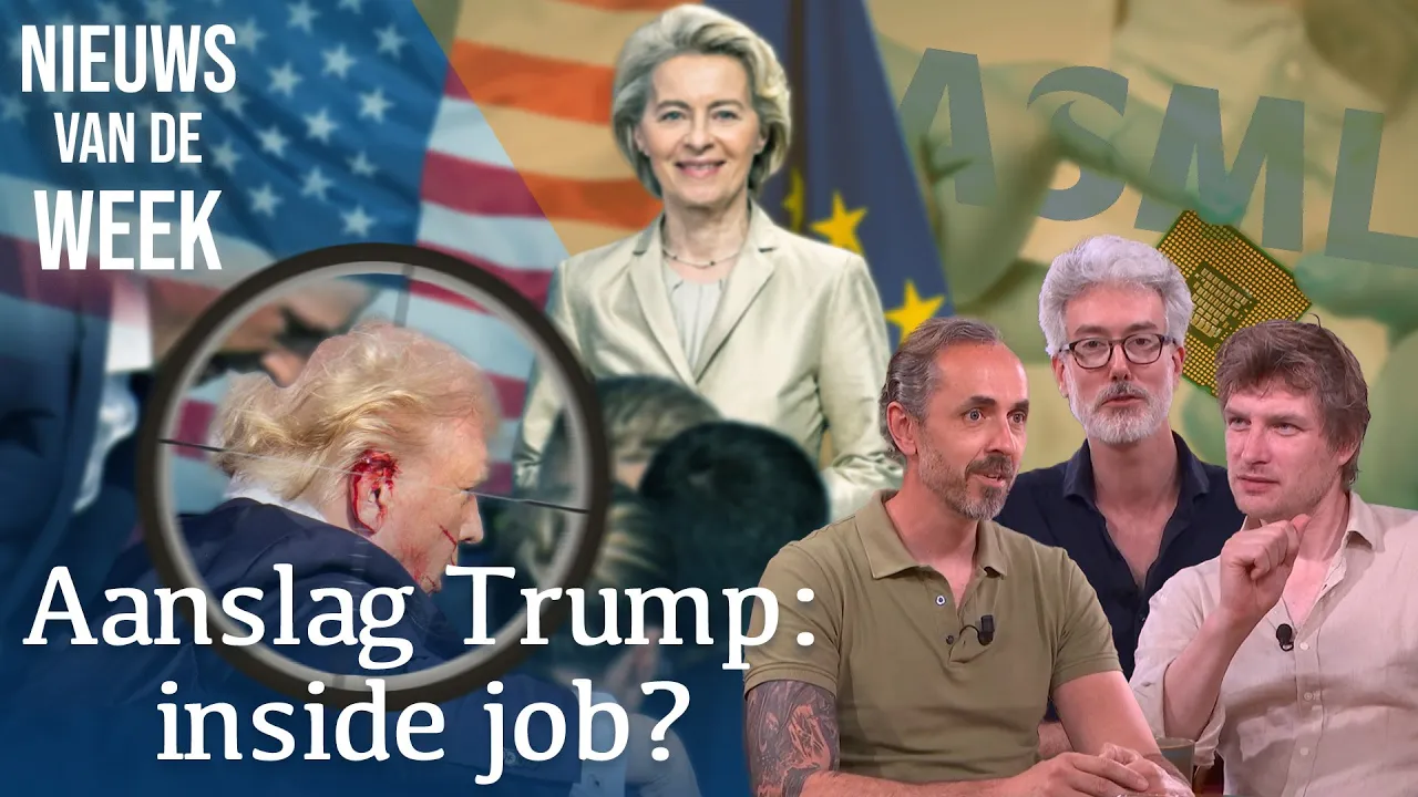 Aanslag Trump, ASML onderuit, monument Peter R. de Vries, Ali B. en meer | #1649 Nieuws v/d Week