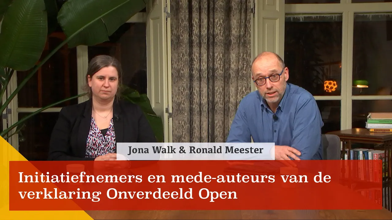 Wetenschapsbriefing met Jona Walk en Ronald Meester van Onverdeeld Open