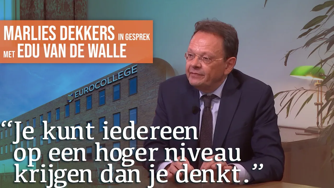 Is privé-onderwijs de oplossing voor de onderwijscrisis? | Gesprek met Edu van de Walle
