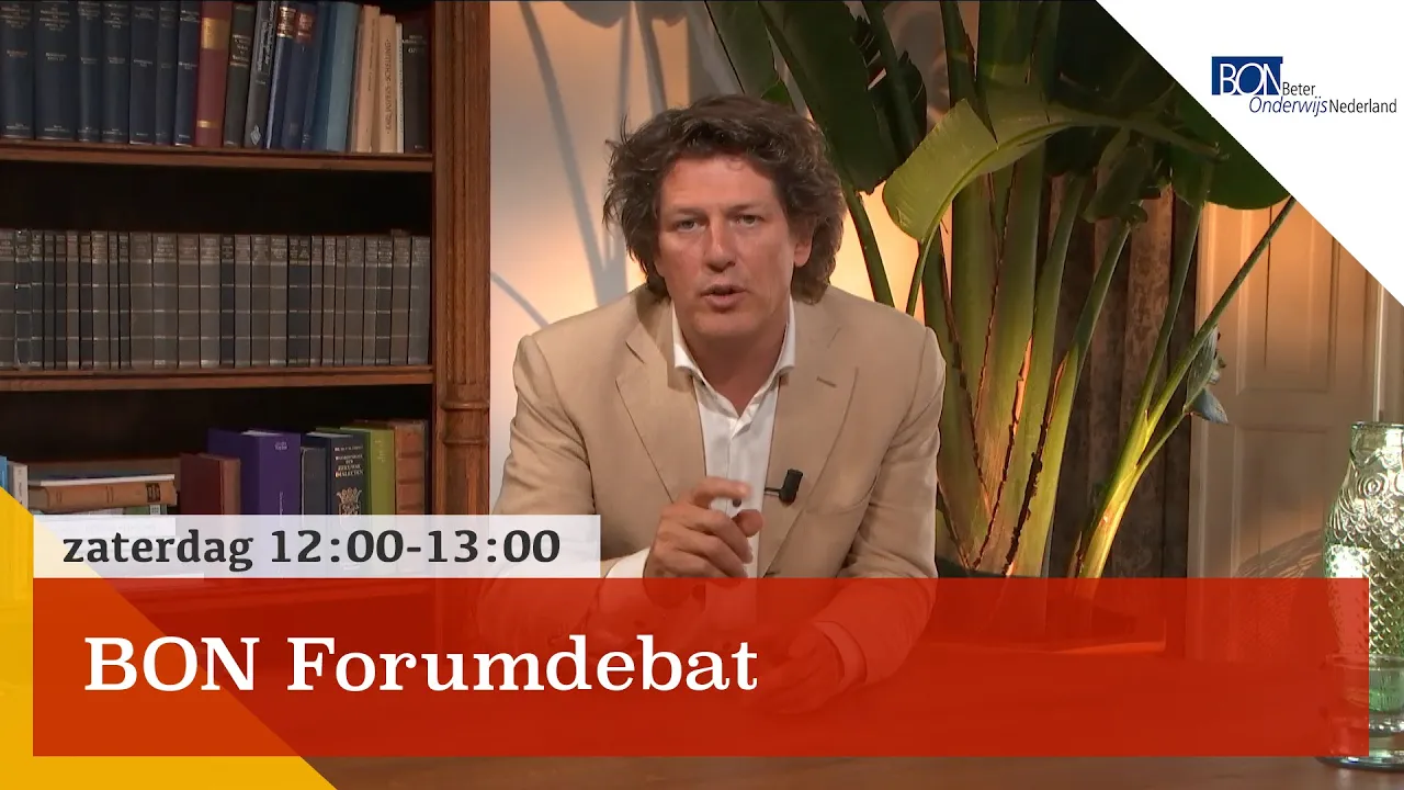Morgen 12:00 - 13:00 uur: Forumdebat over onderwijs met tweedekamerleden!