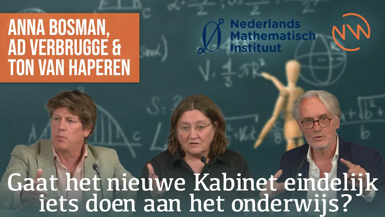 "Het onderwijs staat er ronduit slecht voor" | #1631 Anna Bosman & Ton van Haperen