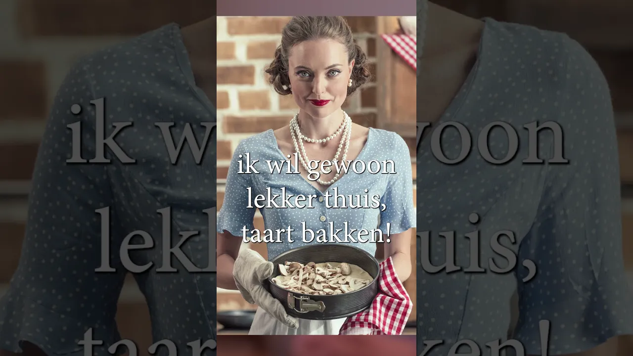 Taartenbakkende tradwife wil geen carrière